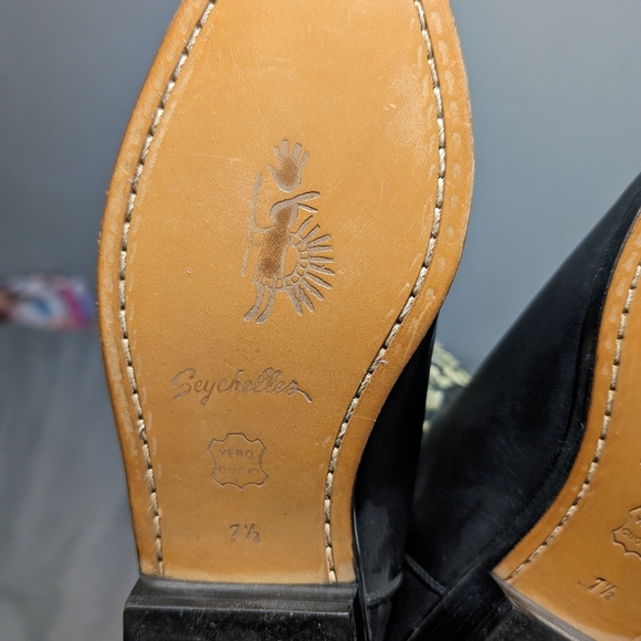 NWT Vintage Seychelles Paisley Tapestry with black leather knee high boots - Picture 4 of 15